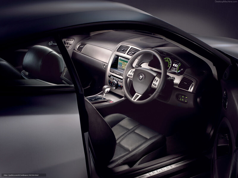 Jaguar car interior