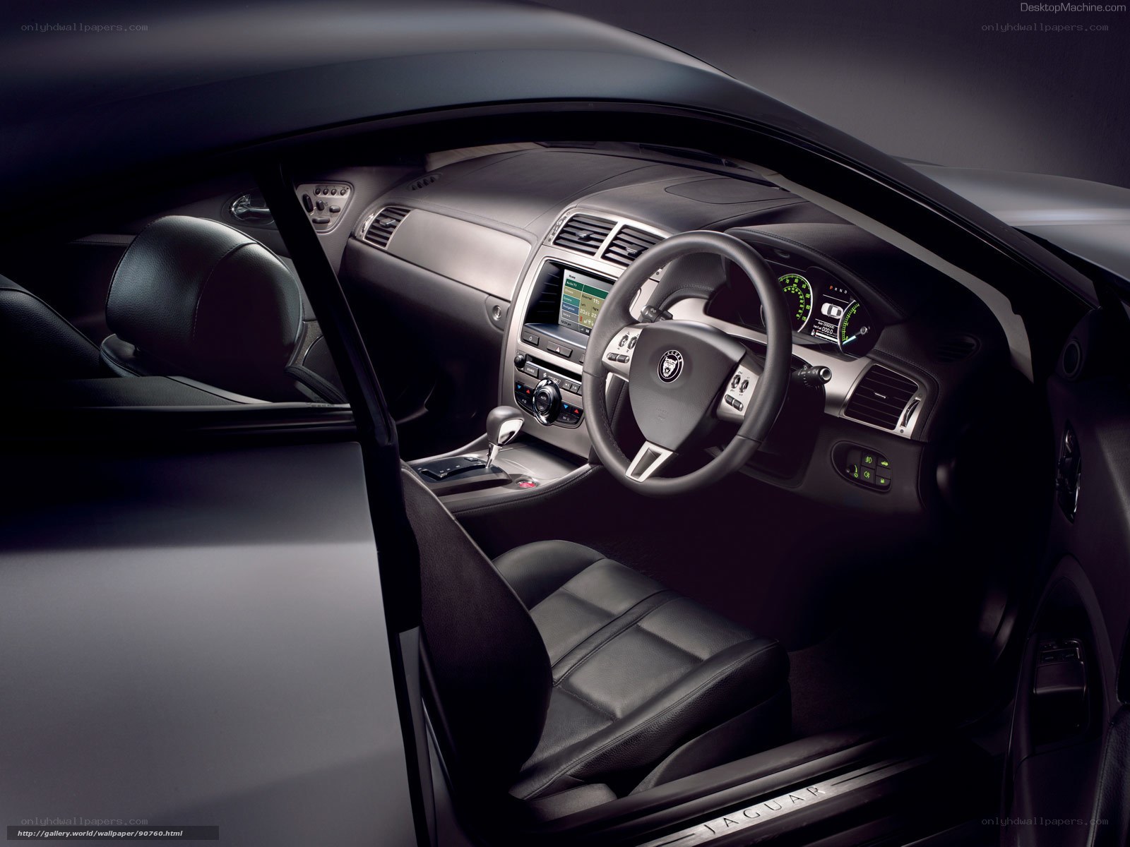 Jaguar car interior