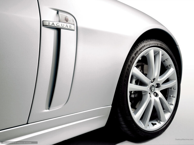 Jaguar car side view