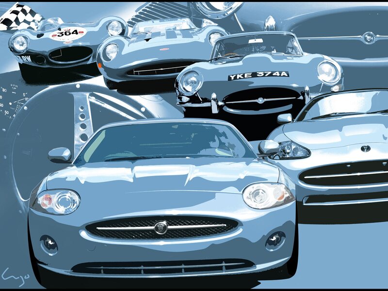 Jaguar Cars Art Collection