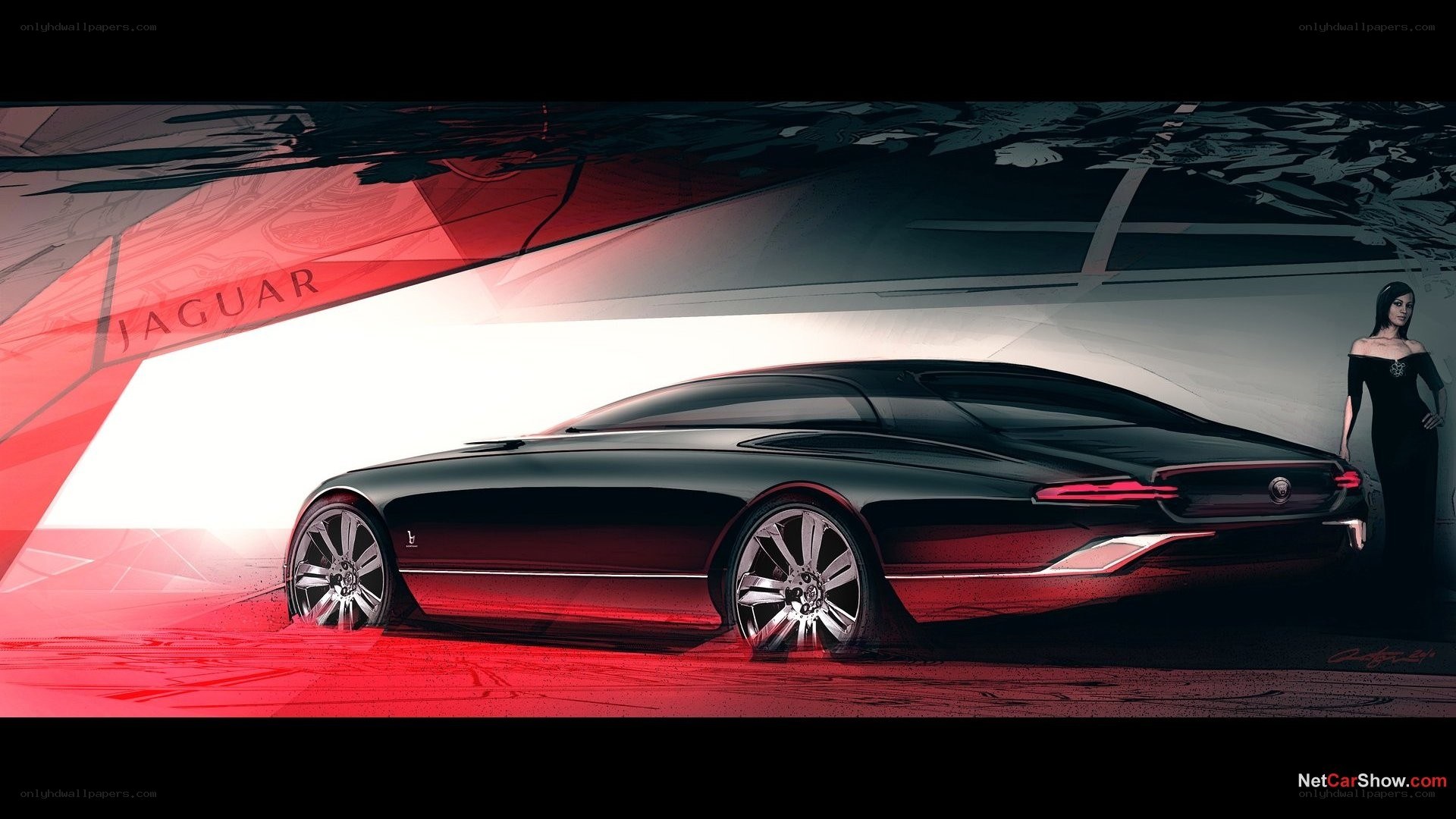 Jaguar concept car design