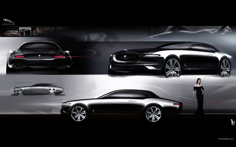 Jaguar concept car design