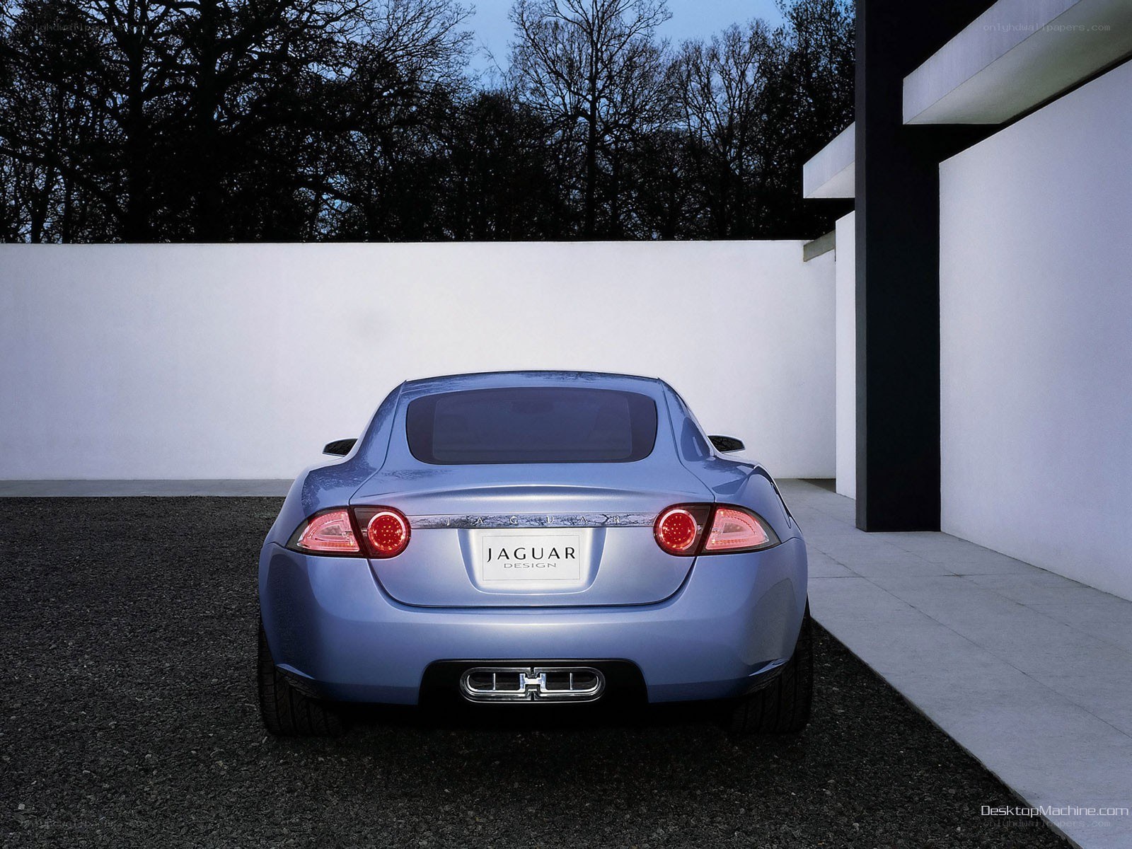Jaguar Concept Car Rear View