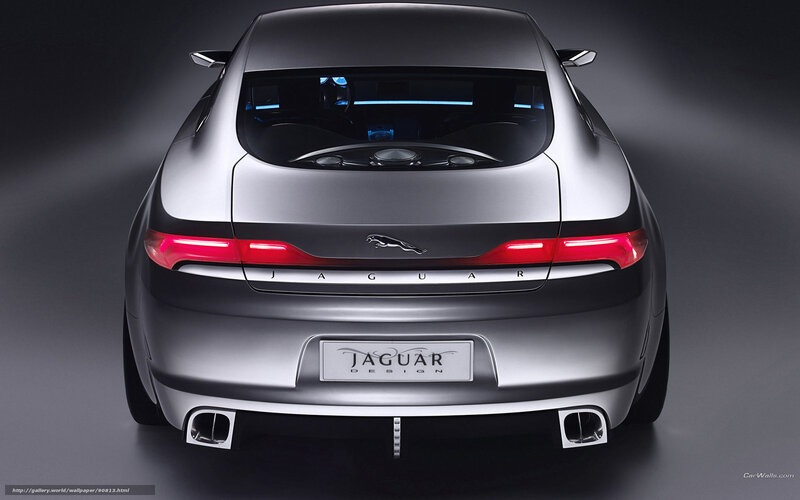 Jaguar Concept Car Rear View
