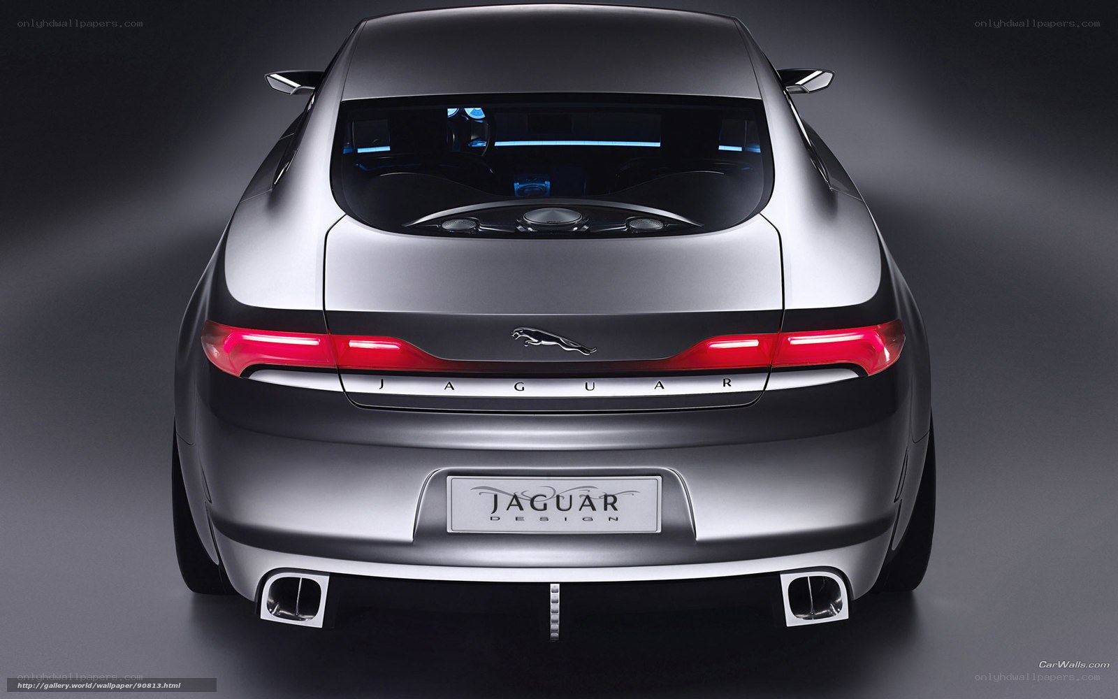 Jaguar Concept Car Rear View