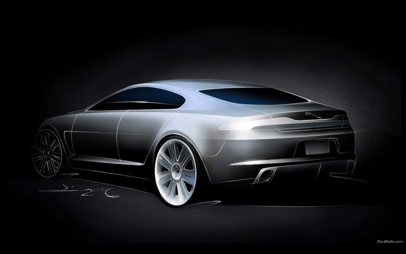 Jaguar concept car sketch