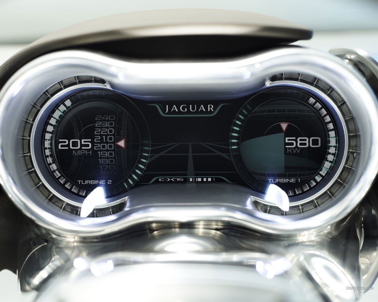 Jaguar E-XE Concept dashboard