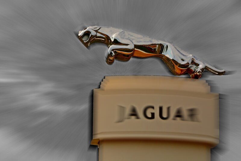 Jaguar Emblem on Pillar