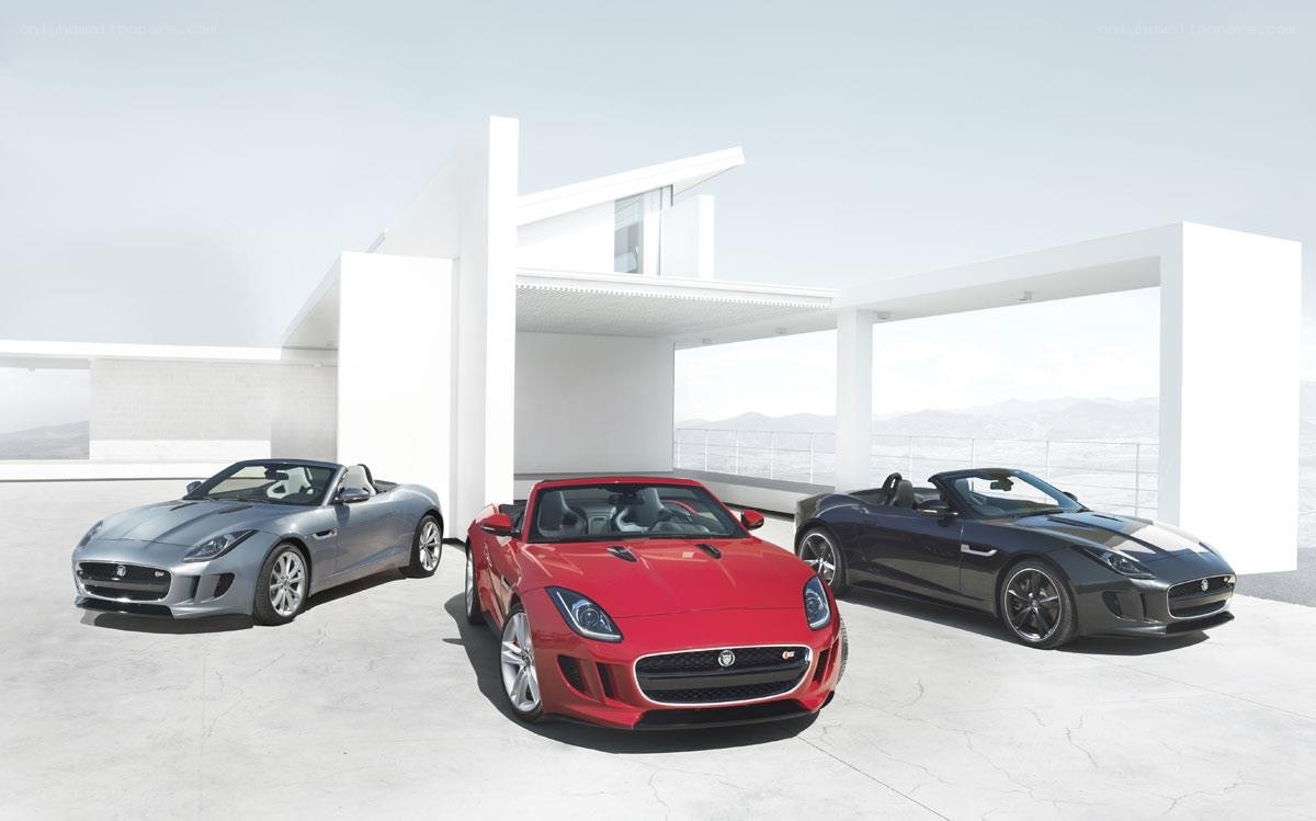 Jaguar F-Type convertible lineup