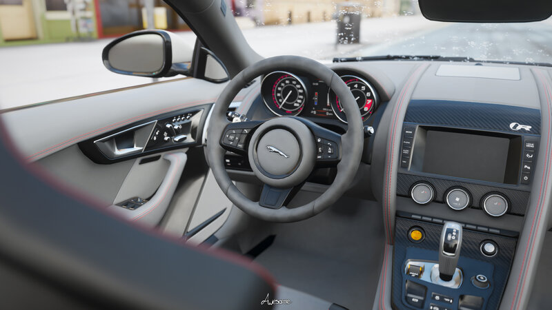 Jaguar F-Type Interior — Gray