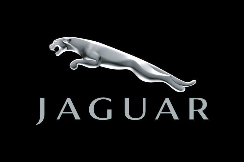 Jaguar logo on black