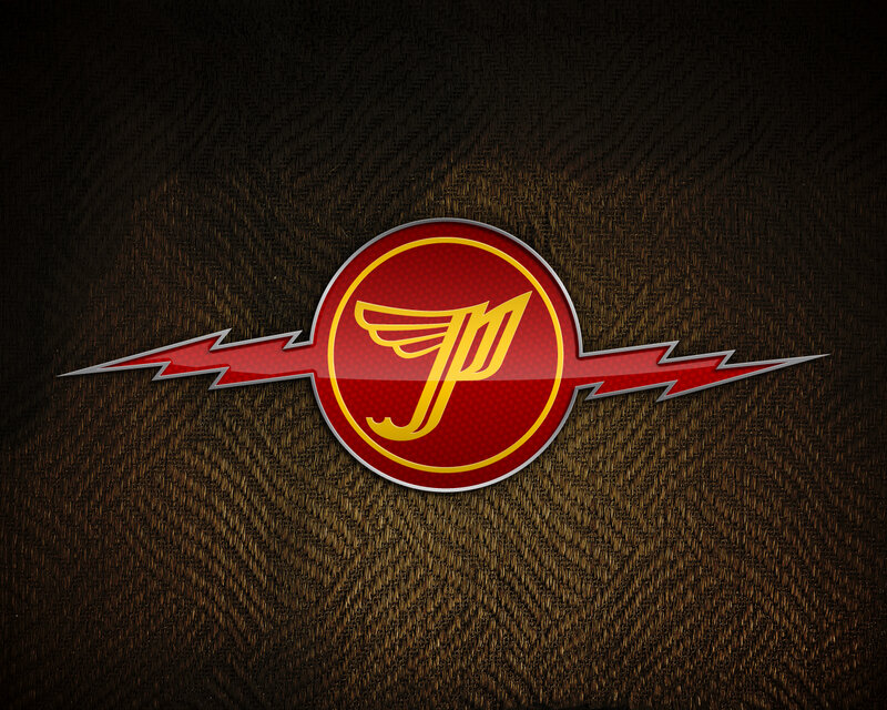 Jaguar logo on textured background