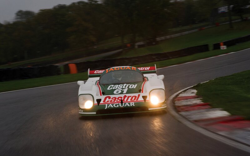 Jaguar Race Car — White