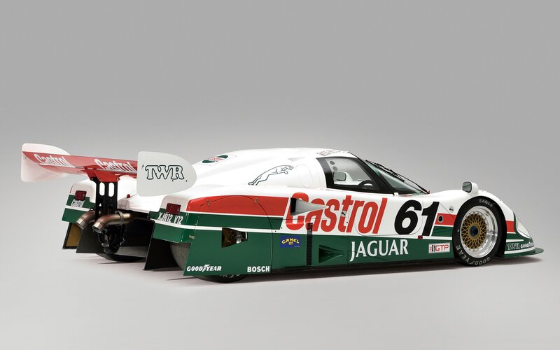 Jaguar Racing Car — White, Neutral