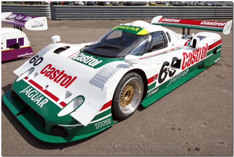 Jaguar racing car with Castrol livery