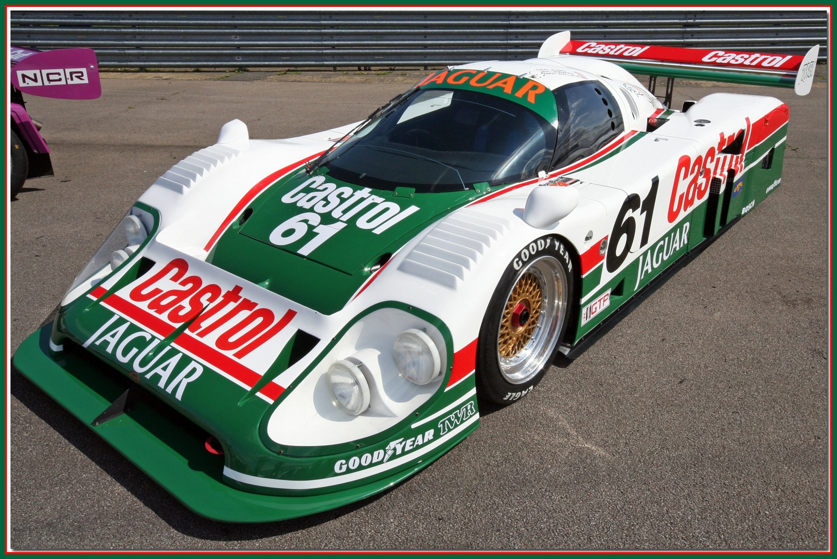 Jaguar racing car