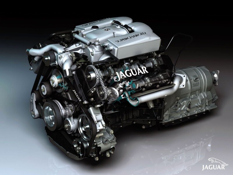 Jaguar supercharged engine