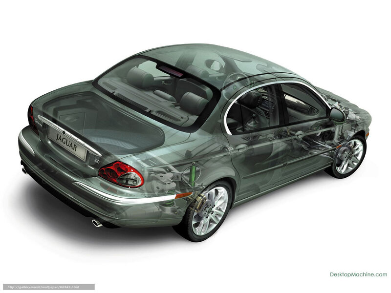Jaguar X-Type cutaway view