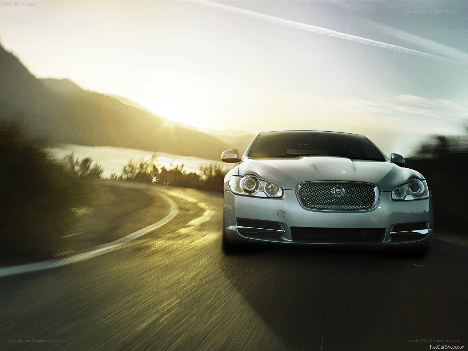 Jaguar XF in motion