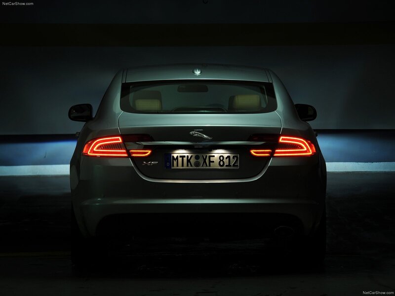 Jaguar XF rear view
