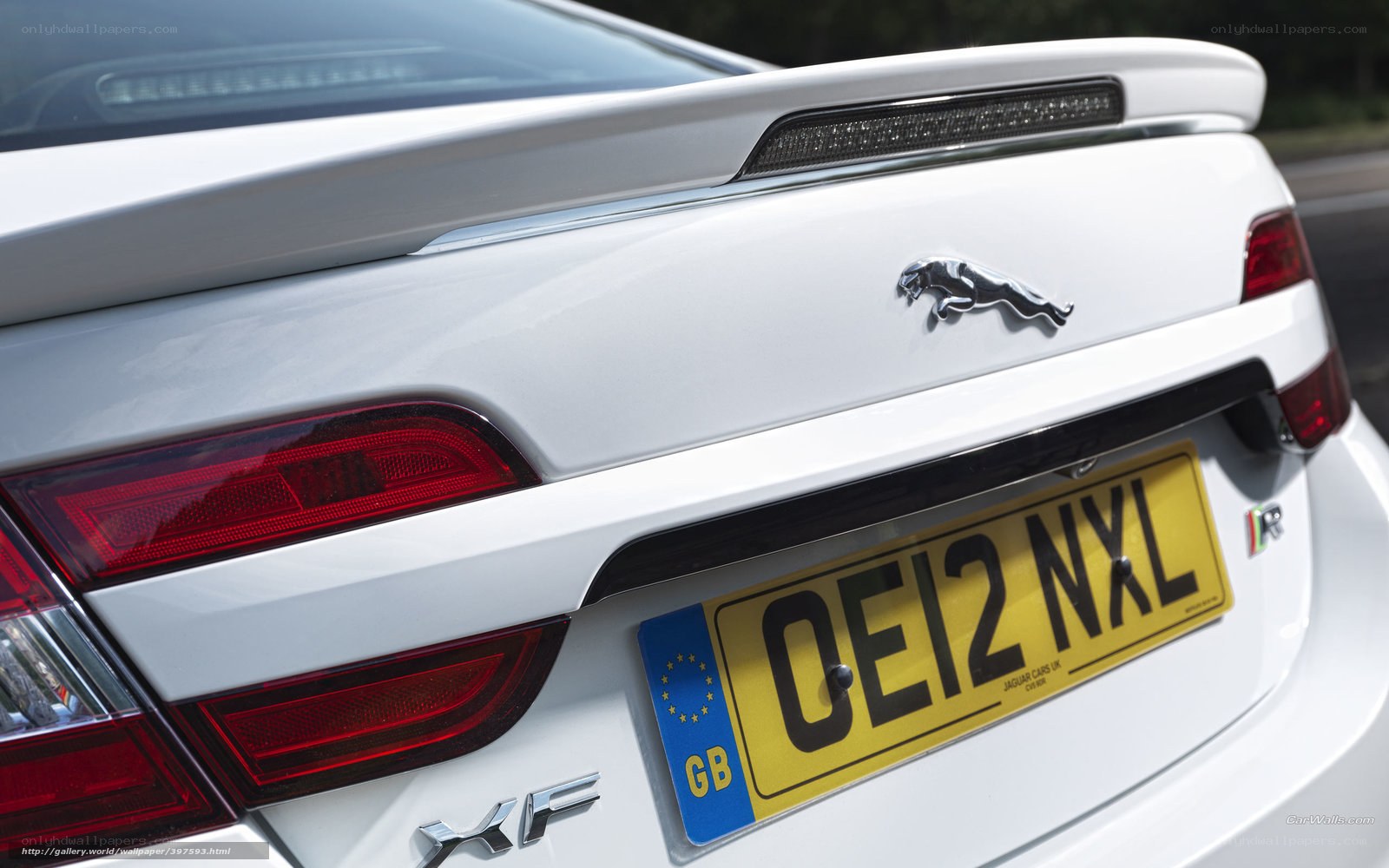 Jaguar XF rear view