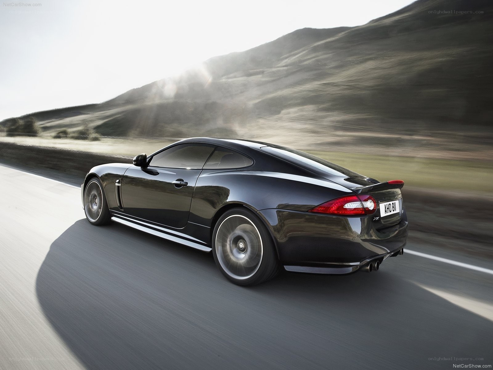 Jaguar XFR in motion