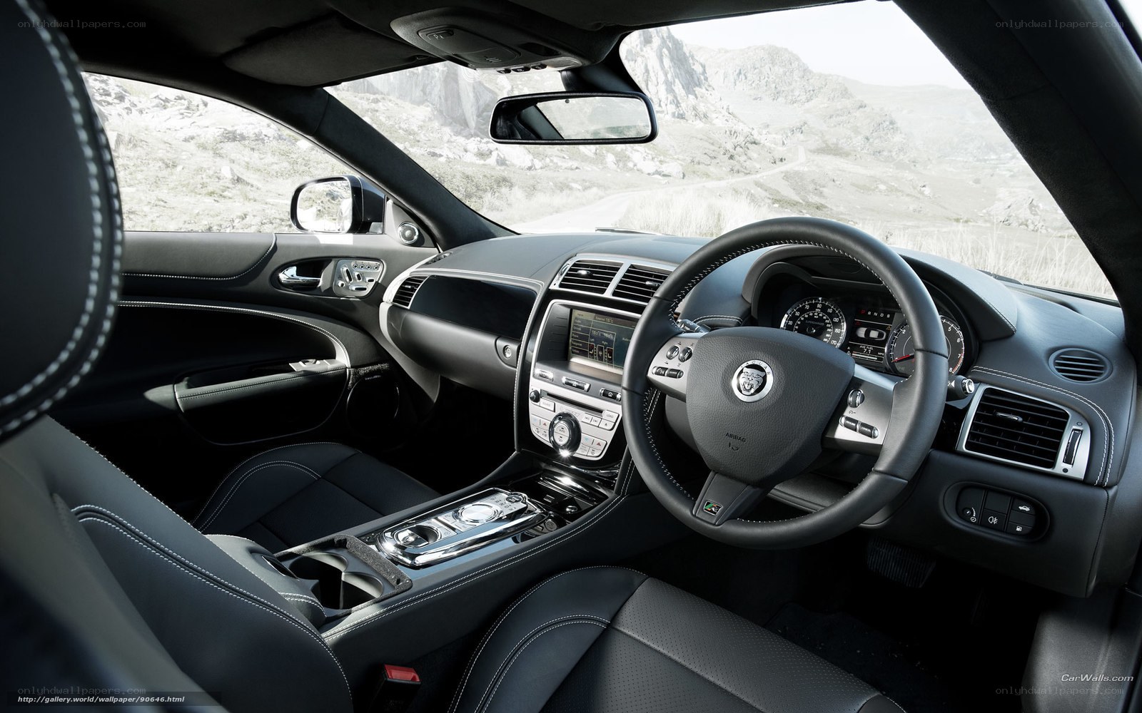 Jaguar XFR interior view