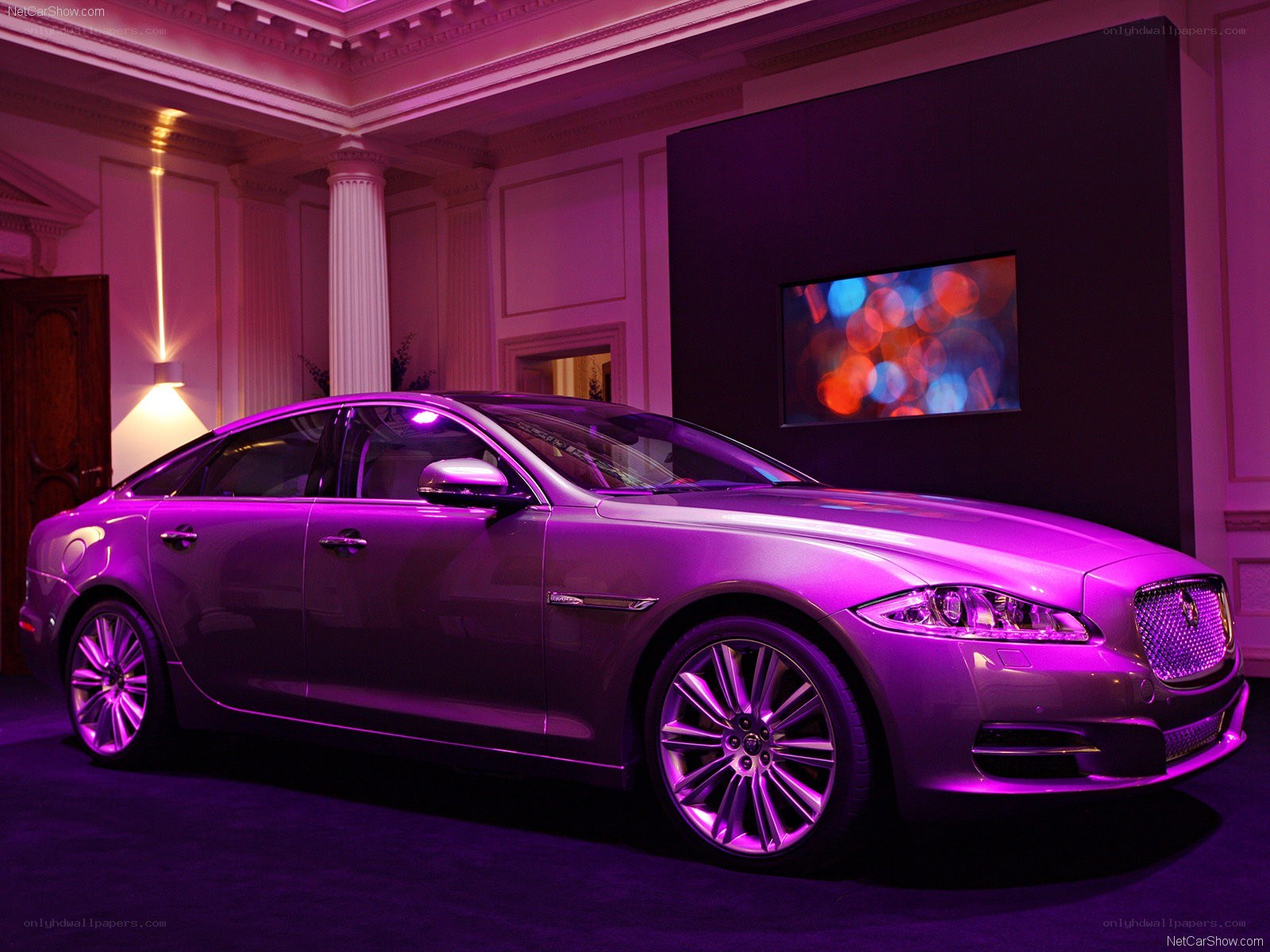 Jaguar XJ at an event