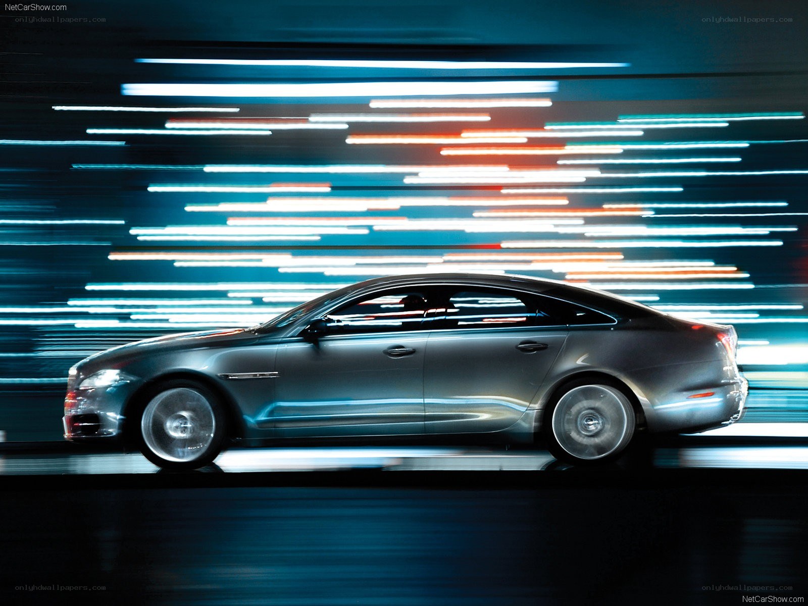 Jaguar XJ Concept in motion