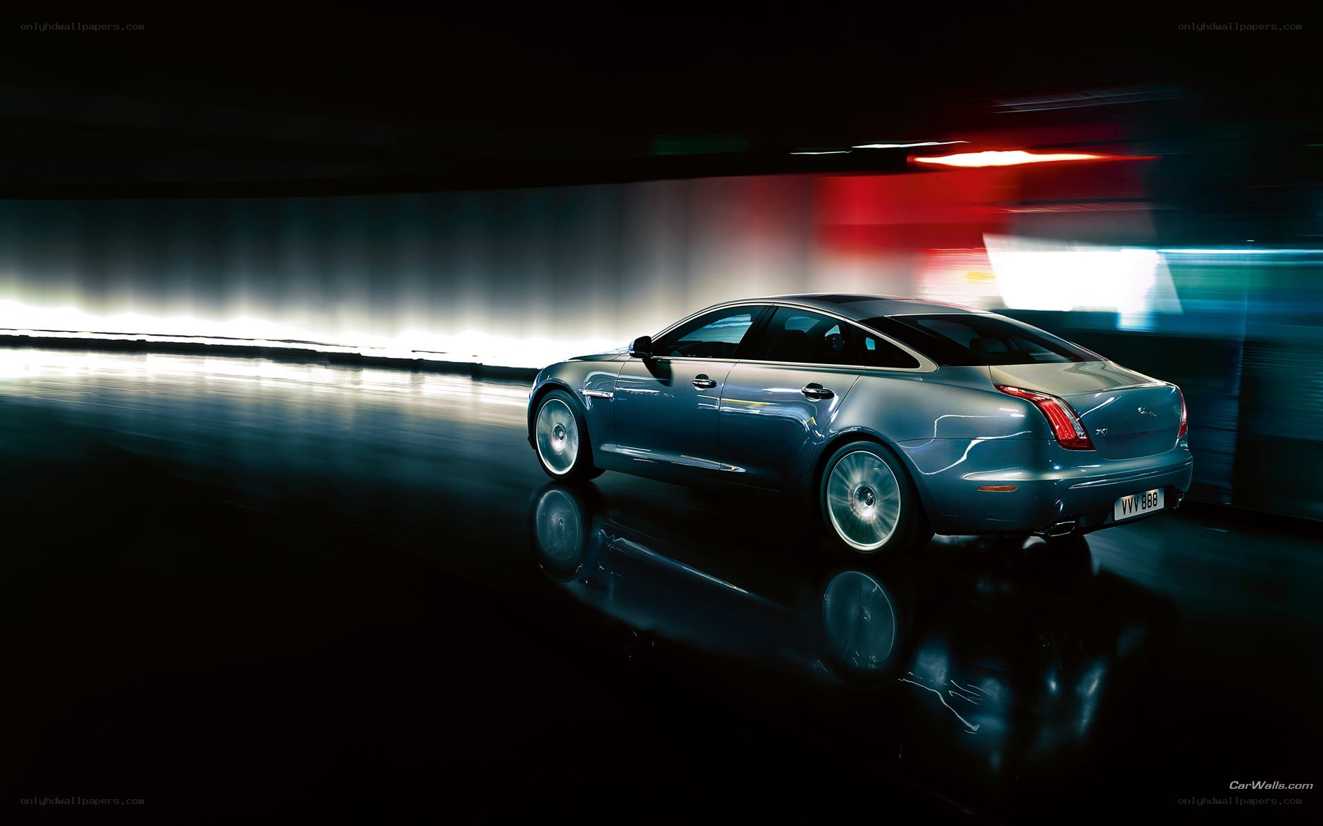Jaguar XJ in motion