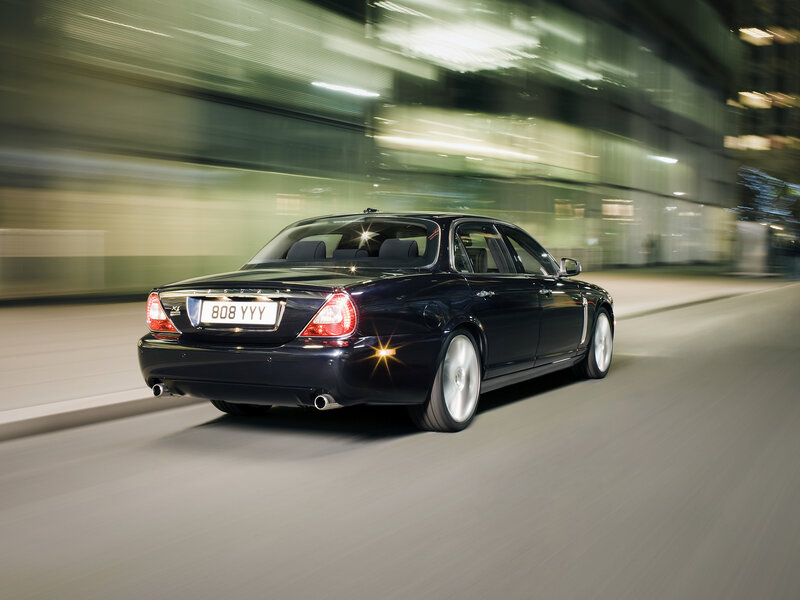 Jaguar XJ in motion