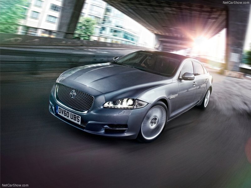 Jaguar XJ in motion