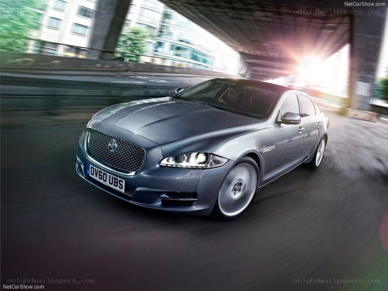 Jaguar XJ in motion