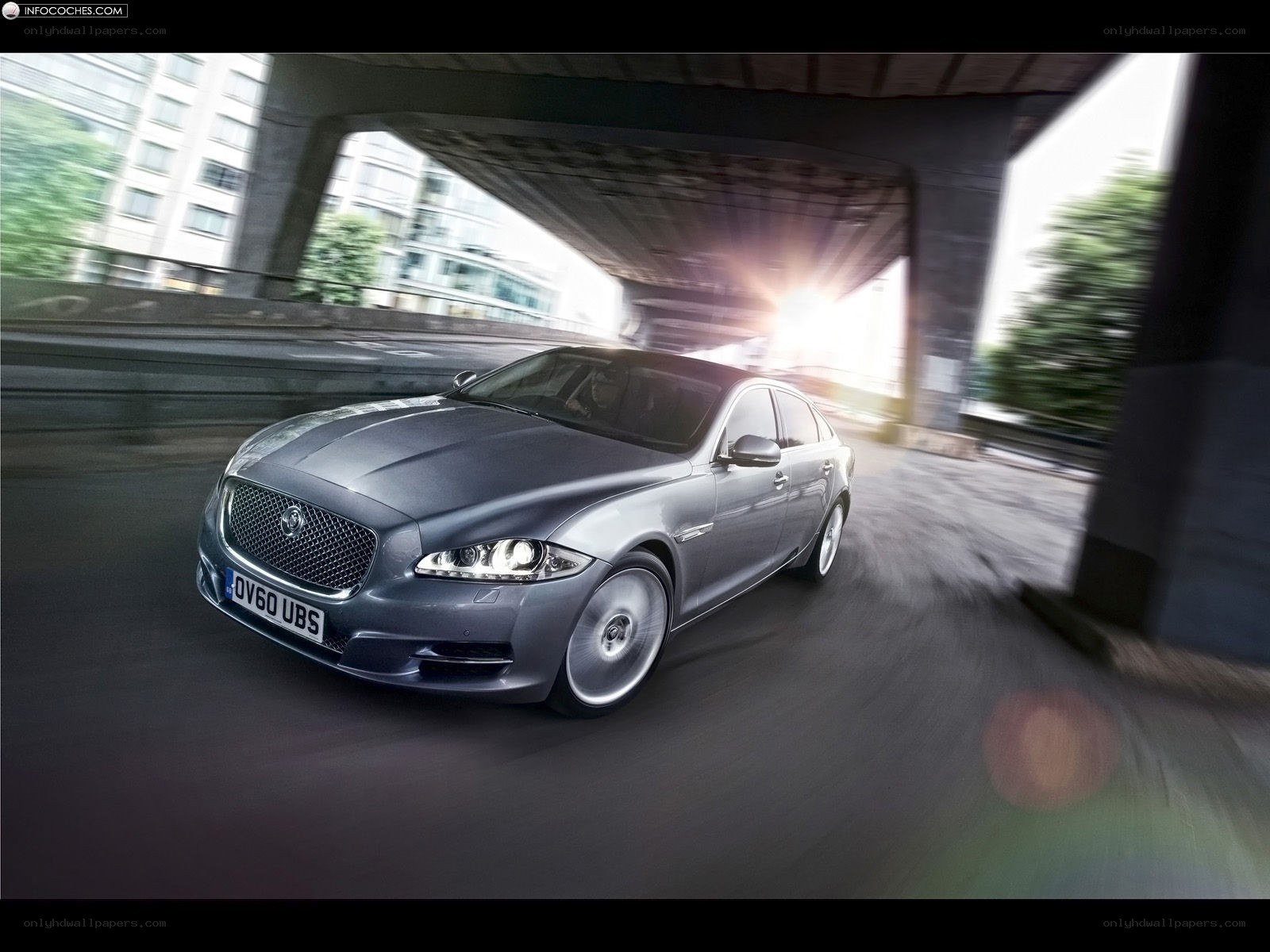Jaguar XJ in motion