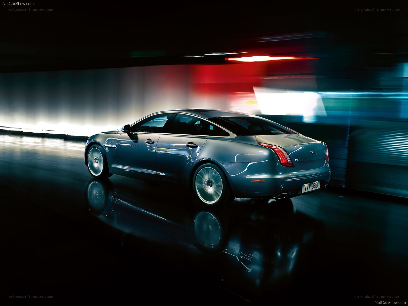 Jaguar XJ in motion
