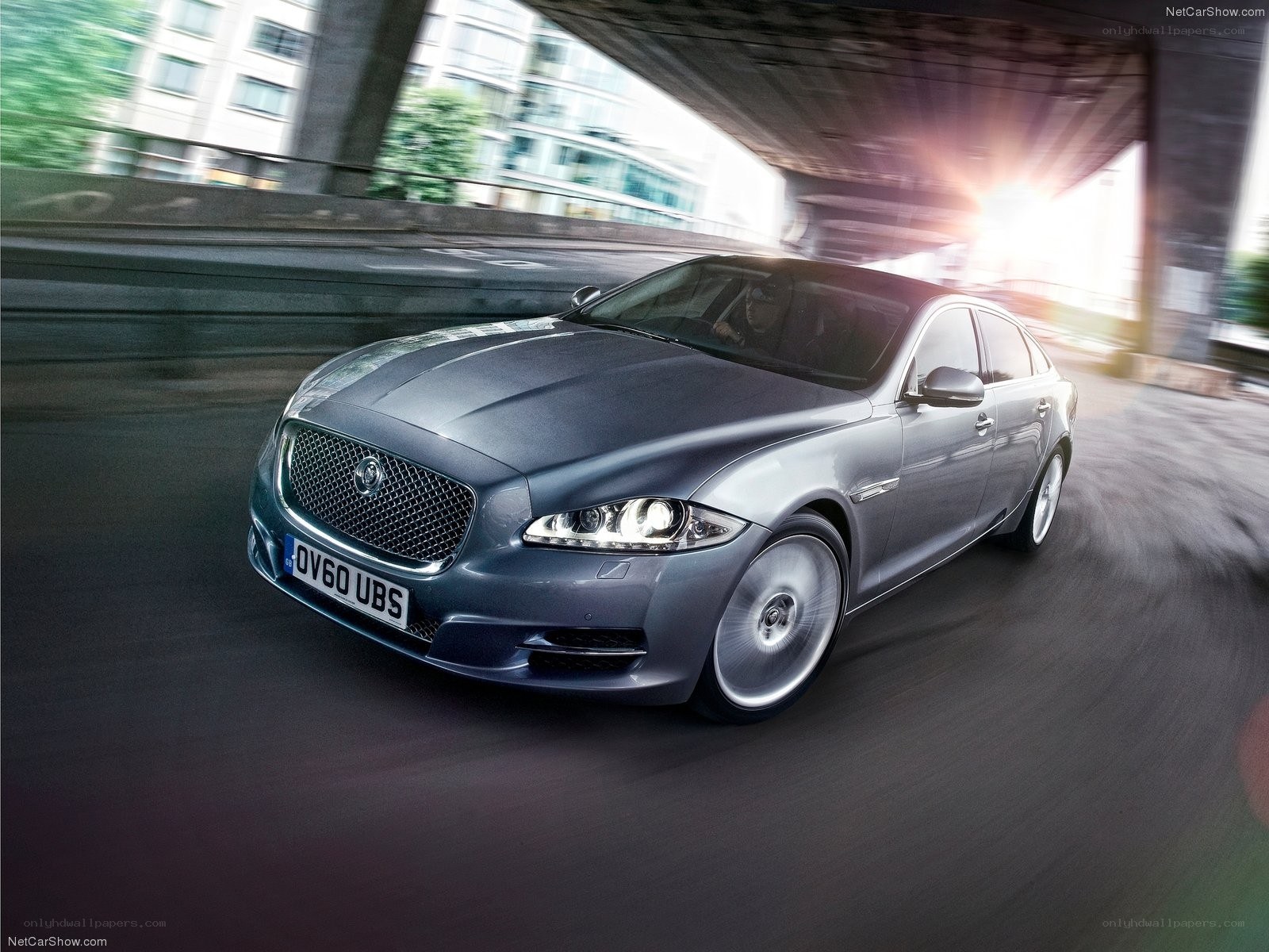 Jaguar XJ in motion