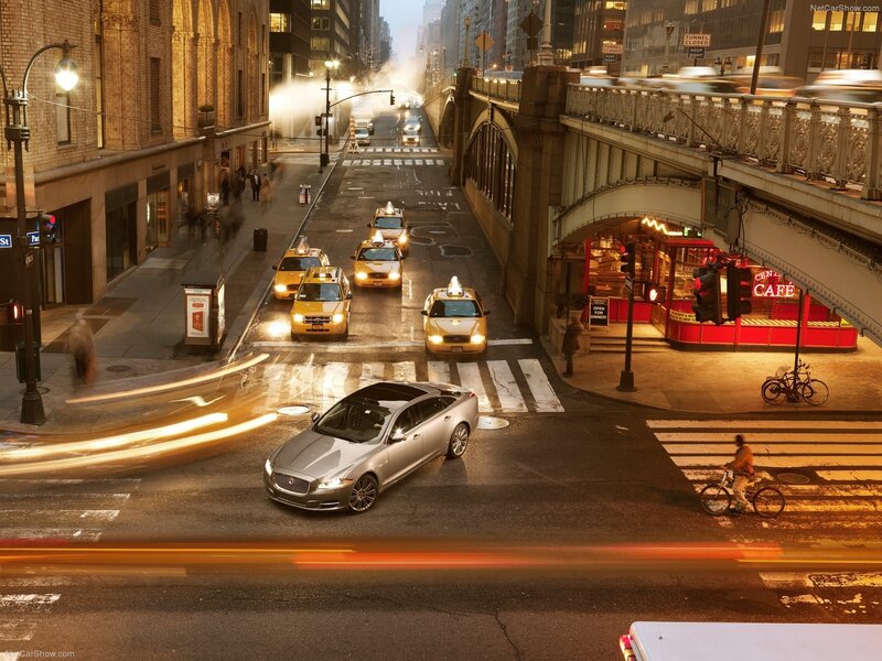 Jaguar XJ in New York City