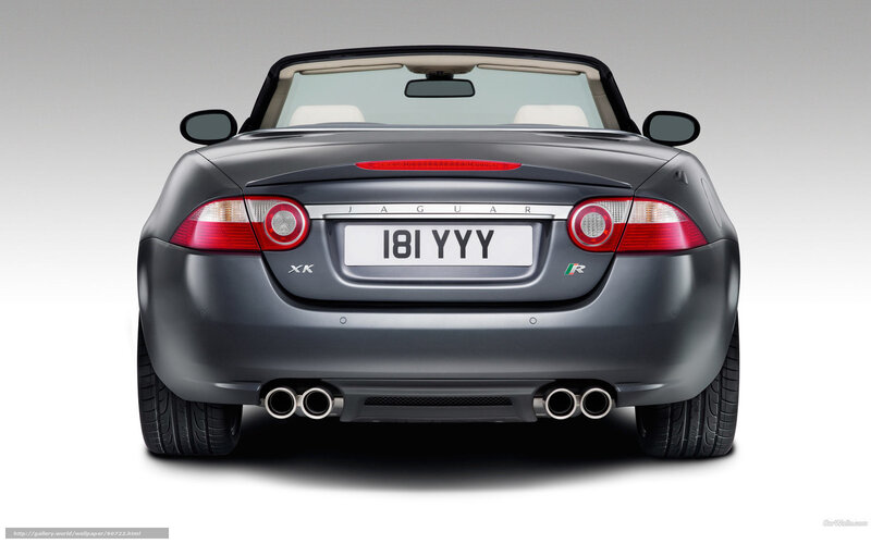 Jaguar XK Convertible Rear View