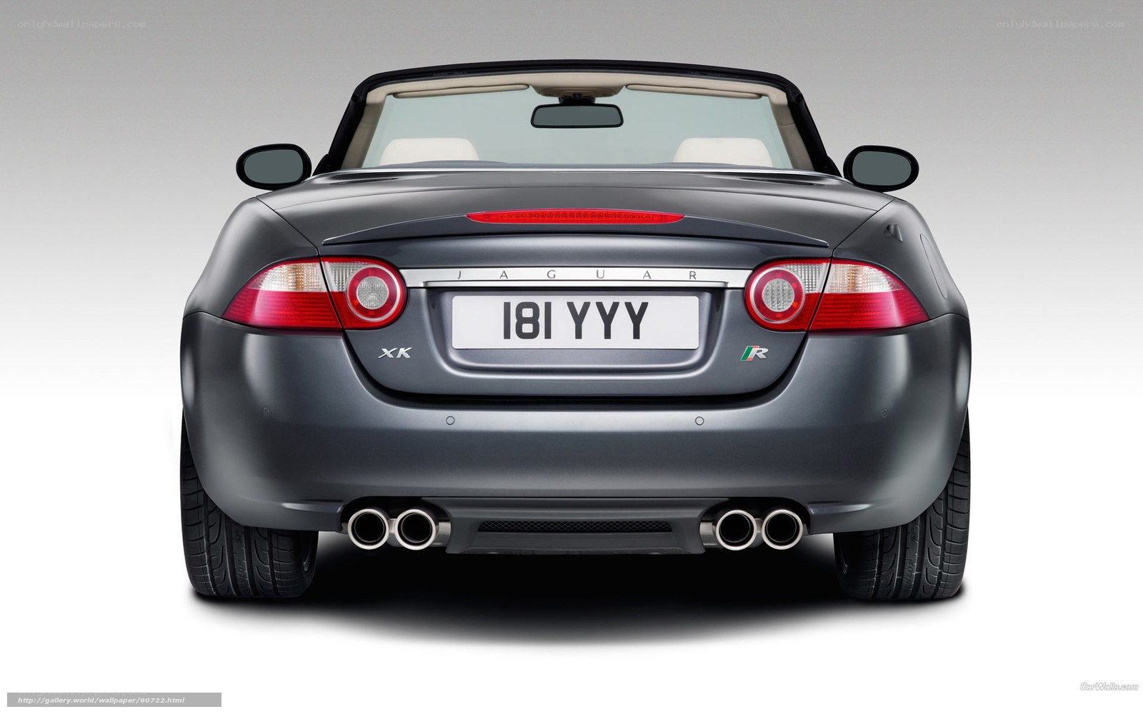 Jaguar XK Convertible Rear View
