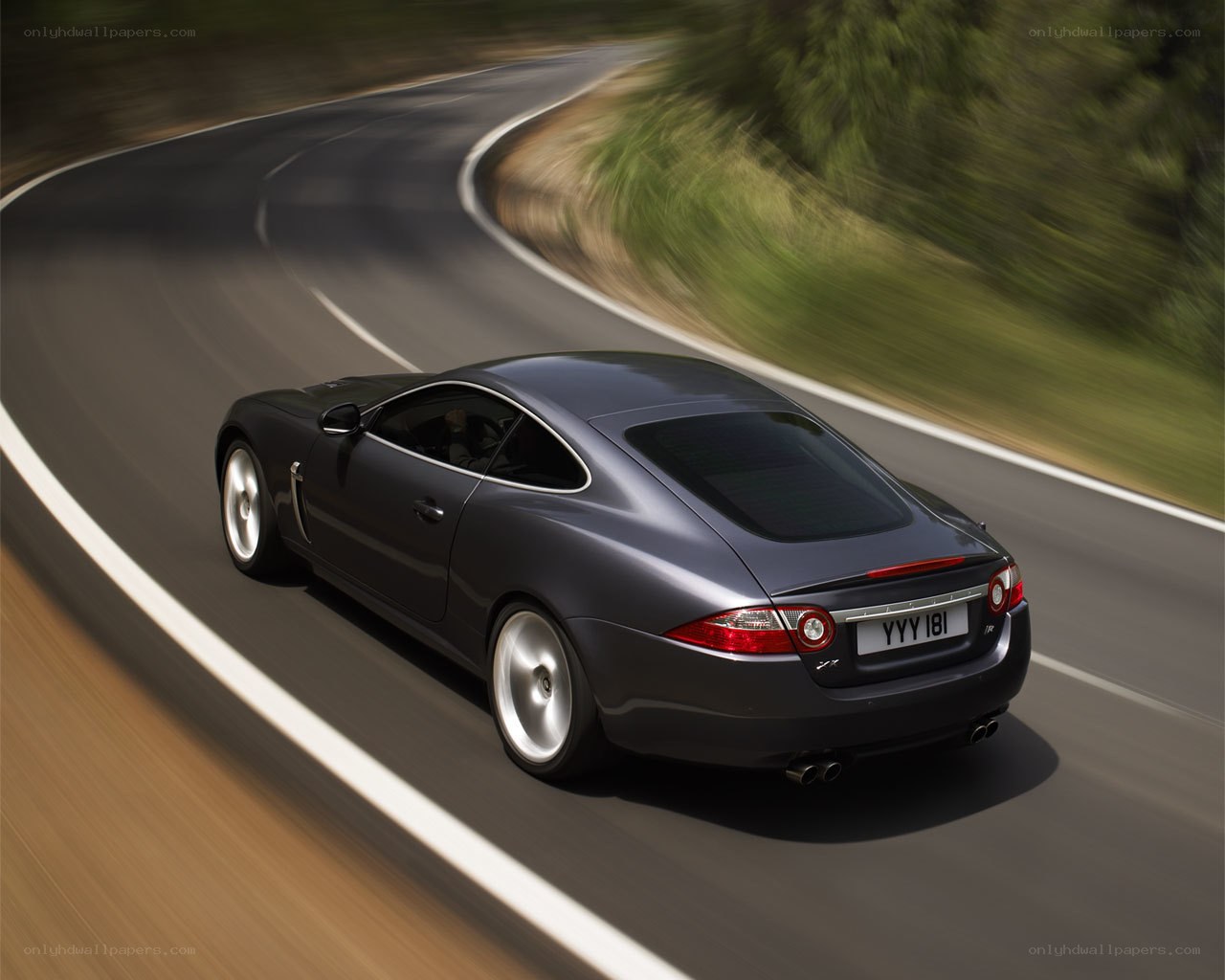 Jaguar XK in motion