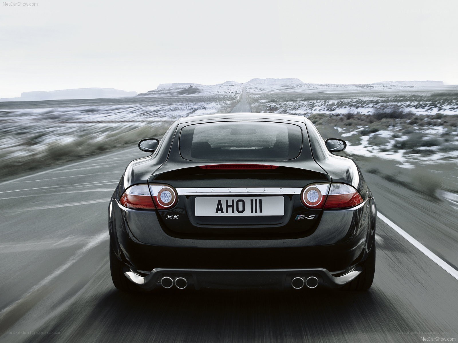 Jaguar XK R-S in motion