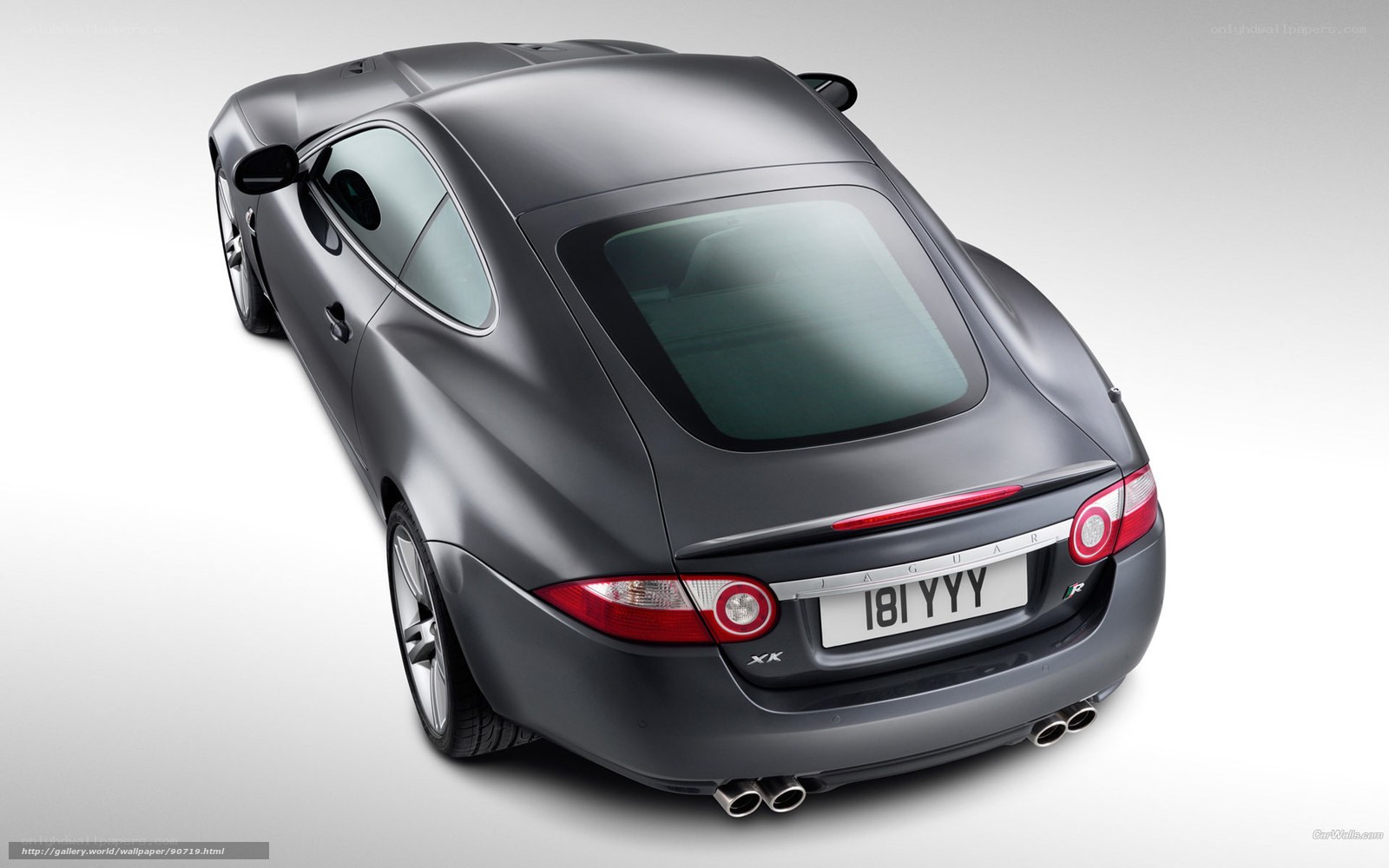 Jaguar XK rear view