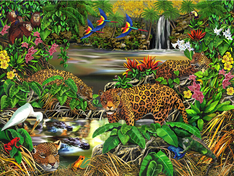 Jaguars in Jungle