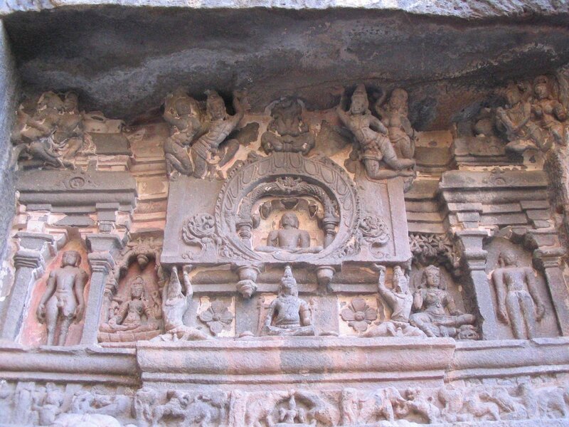 Jain temple stone carving