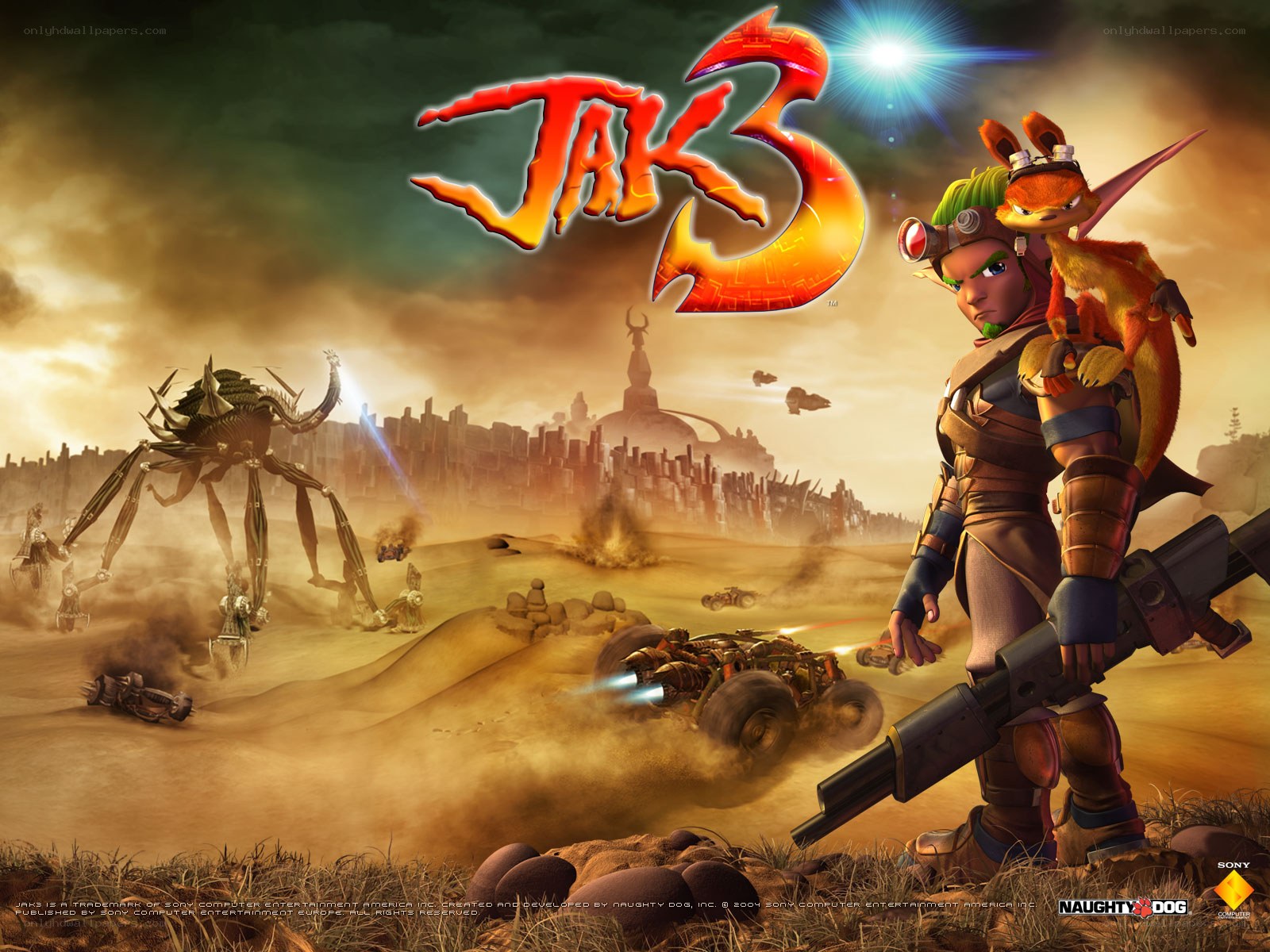 Jak 3 game artwork