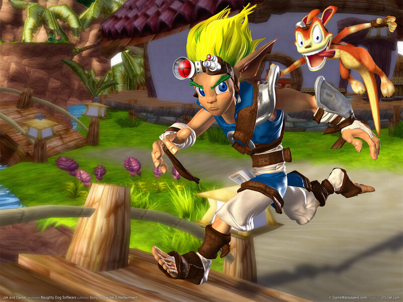 Jak and Daxter in action