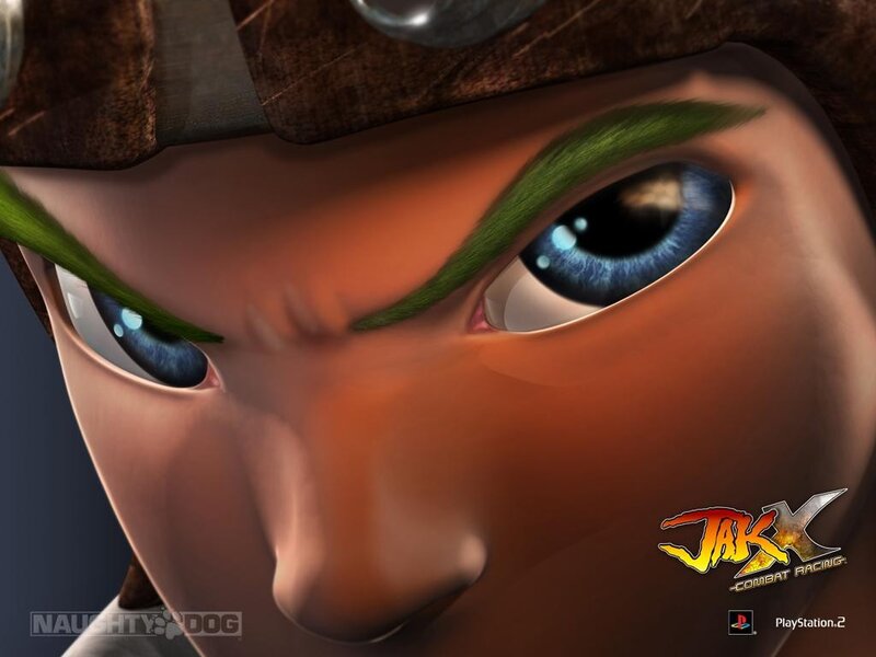 Jak X Combat Racing character close-up