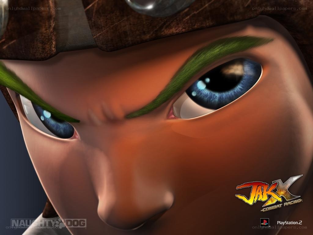 Jak X Combat Racing character close-up