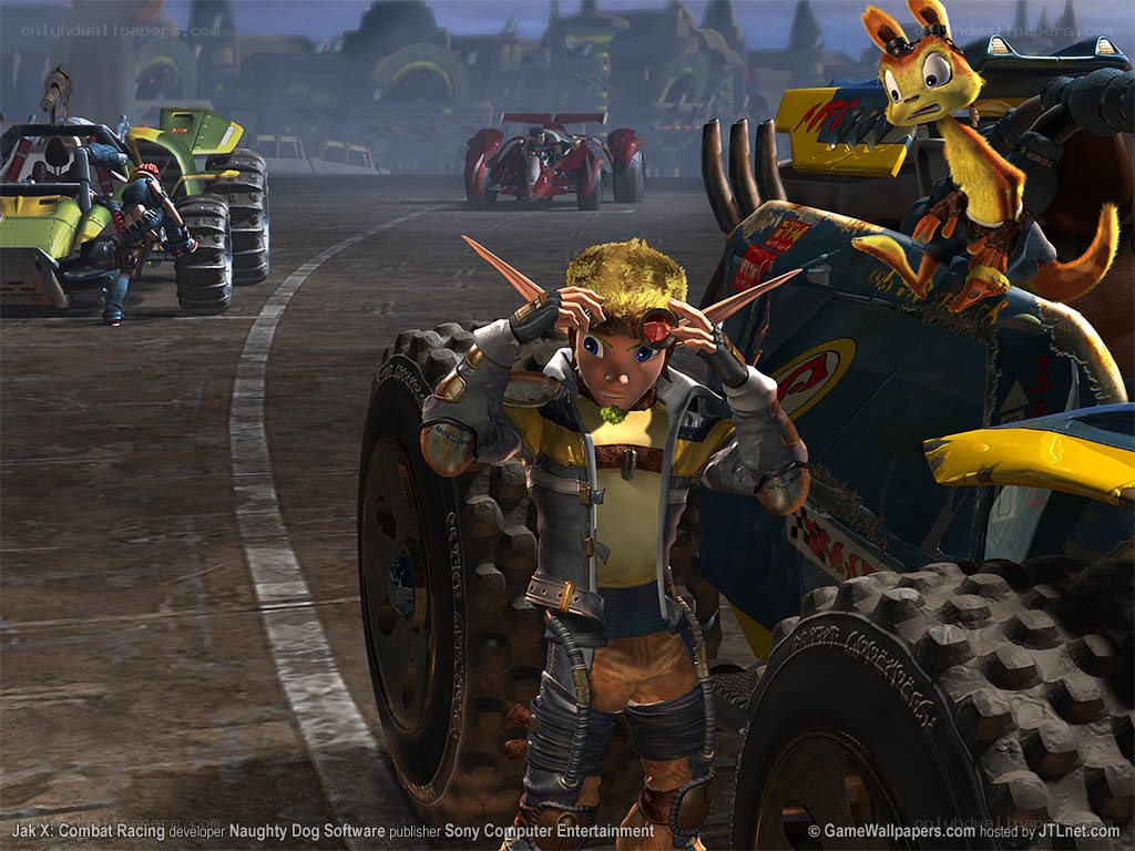 Jak X combat racing scene