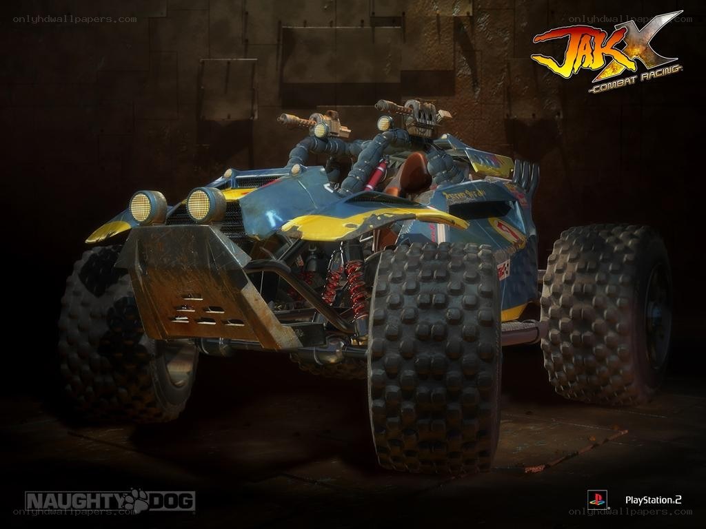 Jak X combat racing vehicle